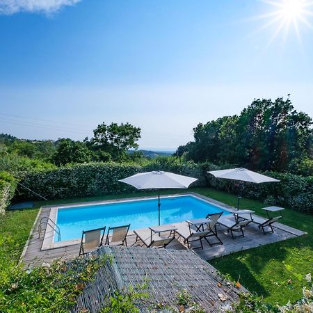 Villa Di Campagna 10 Posti Con Piscina Privata Castellina Marittima Exterior foto